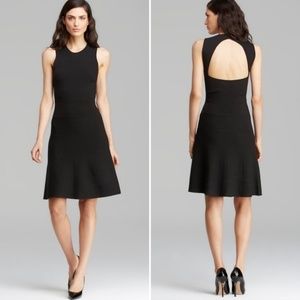 Theory Maysen black dress with cut-out detail NWOT